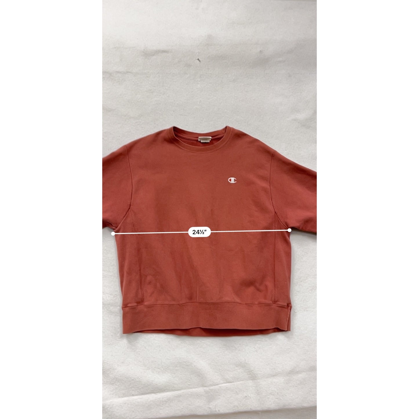 Vintage Champion Reverse Weave Crewneck Sweatshirt XL Rust Red #6579