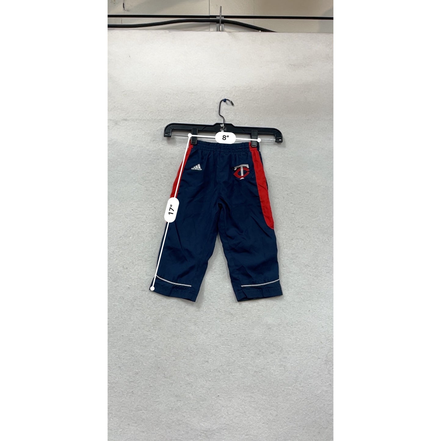 Adidas Boys 18M Minnesota Twins Windbreaker Pants #944A