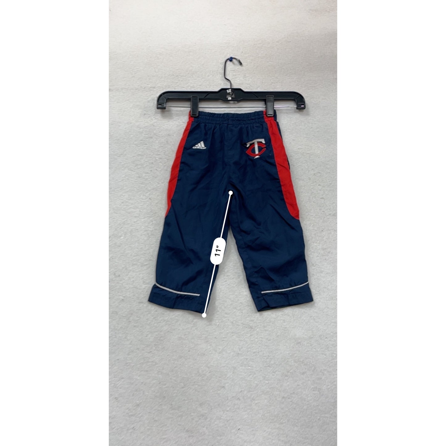Adidas Boys 18M Minnesota Twins Windbreaker Pants #944A