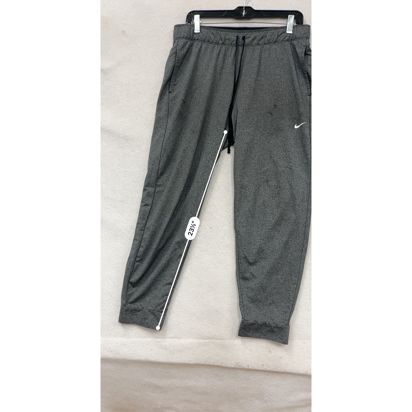 Nike Dri-FIT Gray Athletic Joggers Size L #345A