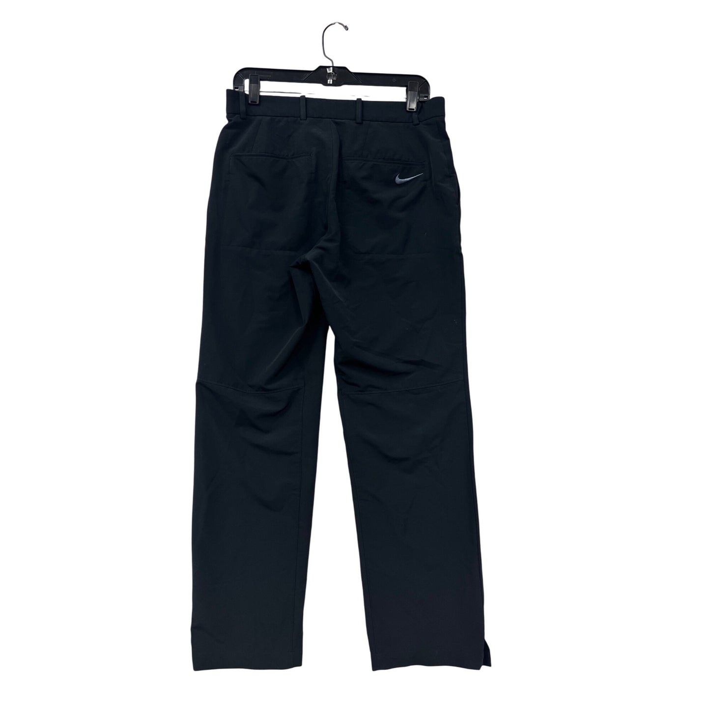 Nike Womens Black Athletic Pants M Polyester & Spandex Stretch Fit #6568