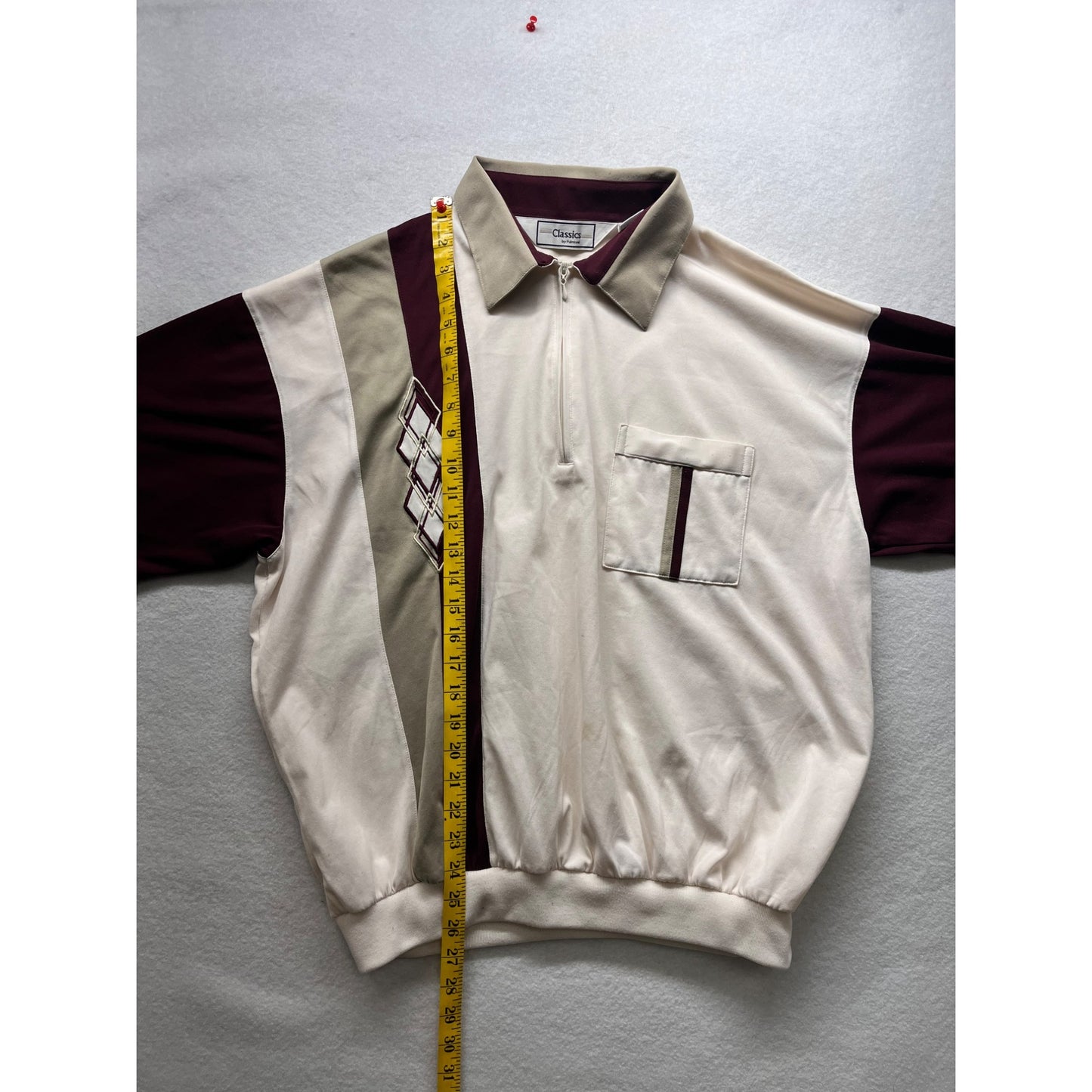 Men’s Vintage Classics By Palmland Quarter Zip Polo Shirt #2971