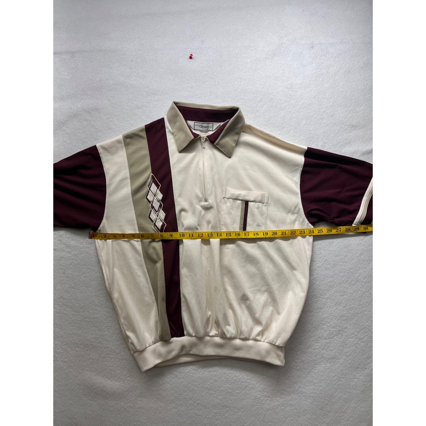 Men’s Vintage Classics By Palmland Quarter Zip Polo Shirt #2971