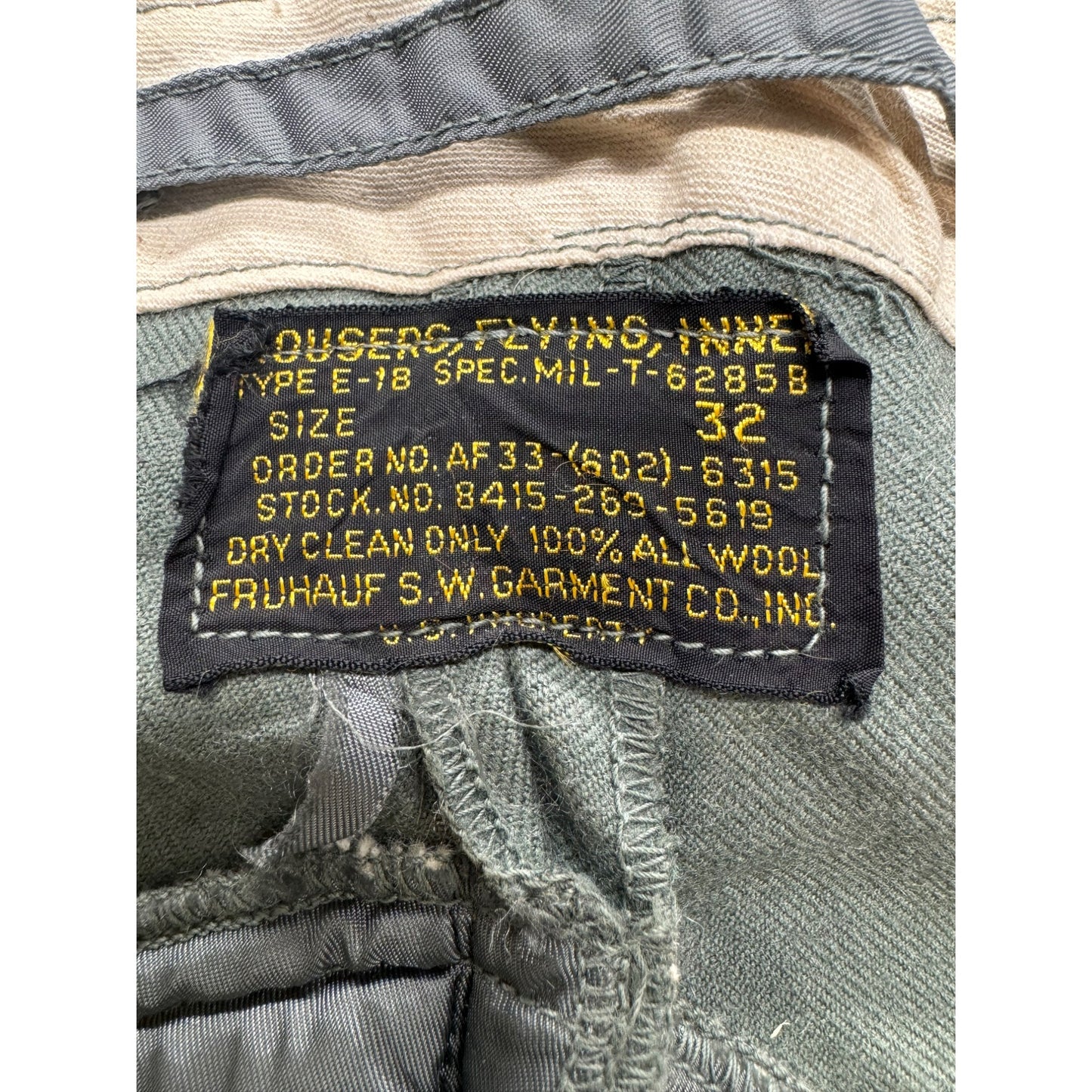 Vintage 1940’s US Air Force Fly Trousers #5194