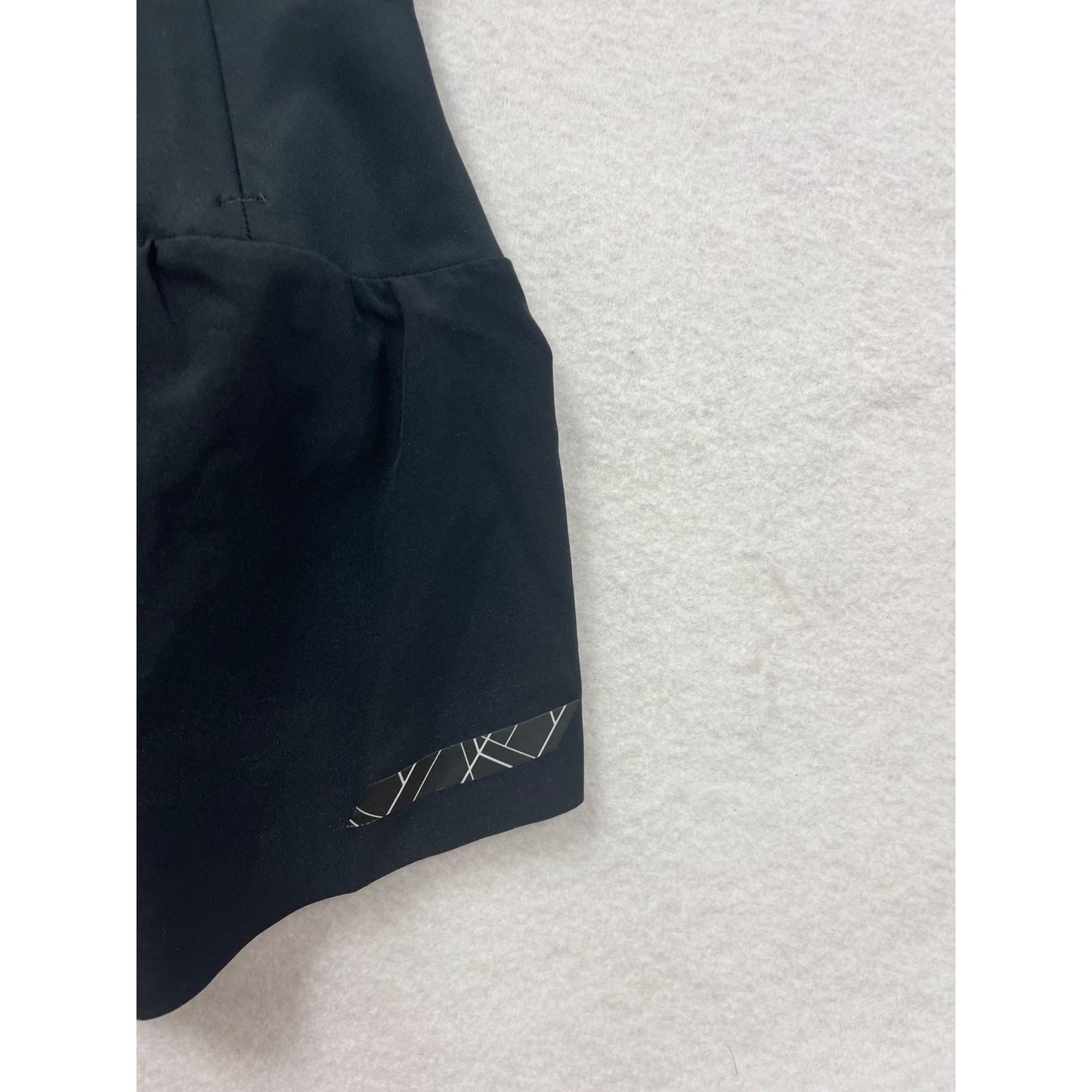 Gymshark Womens XXS Black 2-In-1 Workout Shorts With Logo Print #6828
