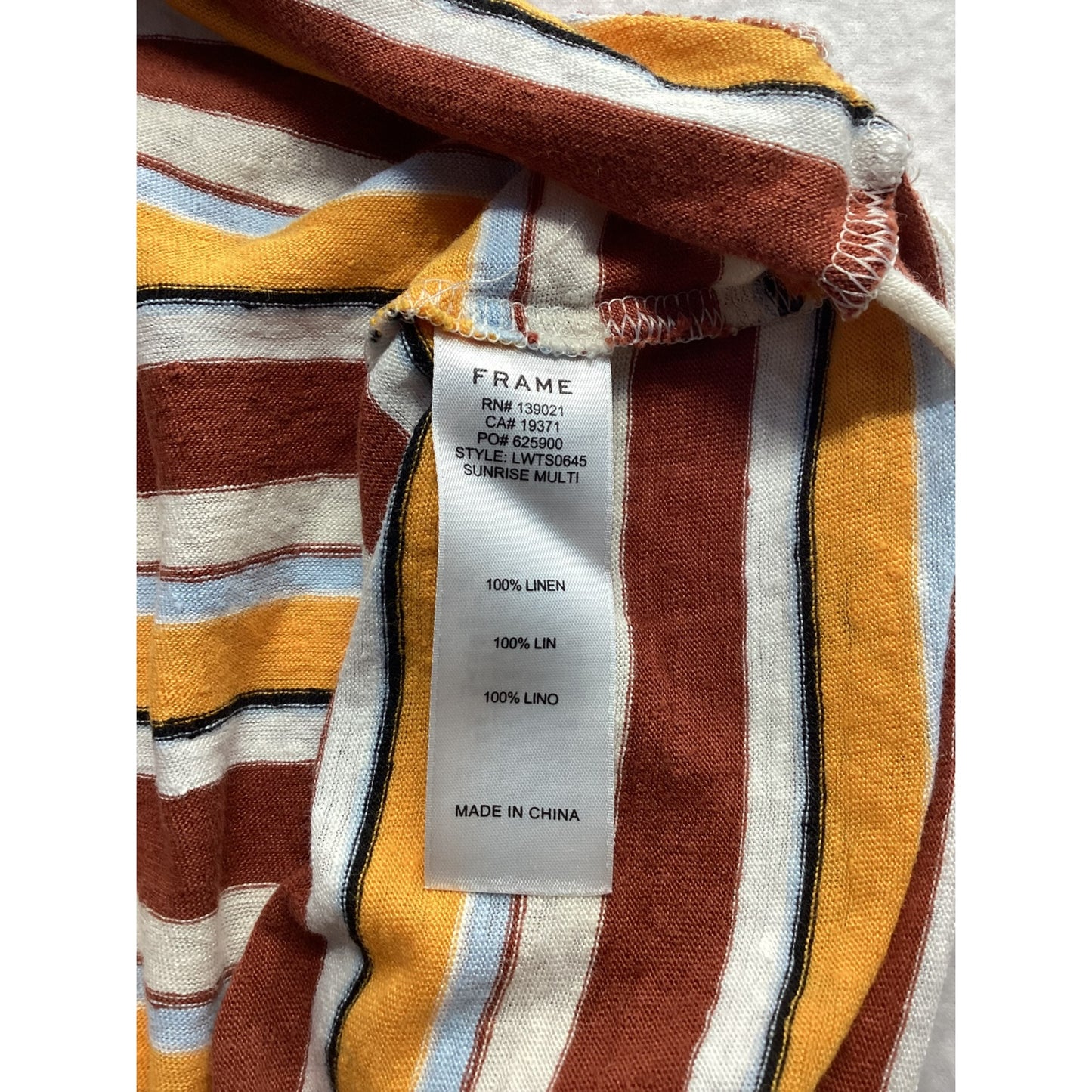 Frame Striped Tank Top