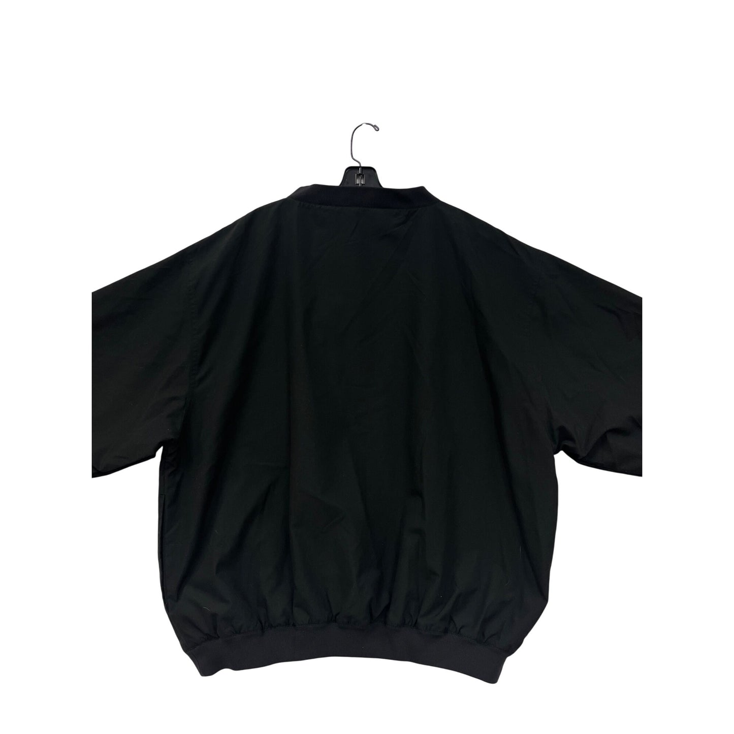 John Deere Credit Black Pullover Windbreaker Mens 2XL By Tri-Mountain #6530