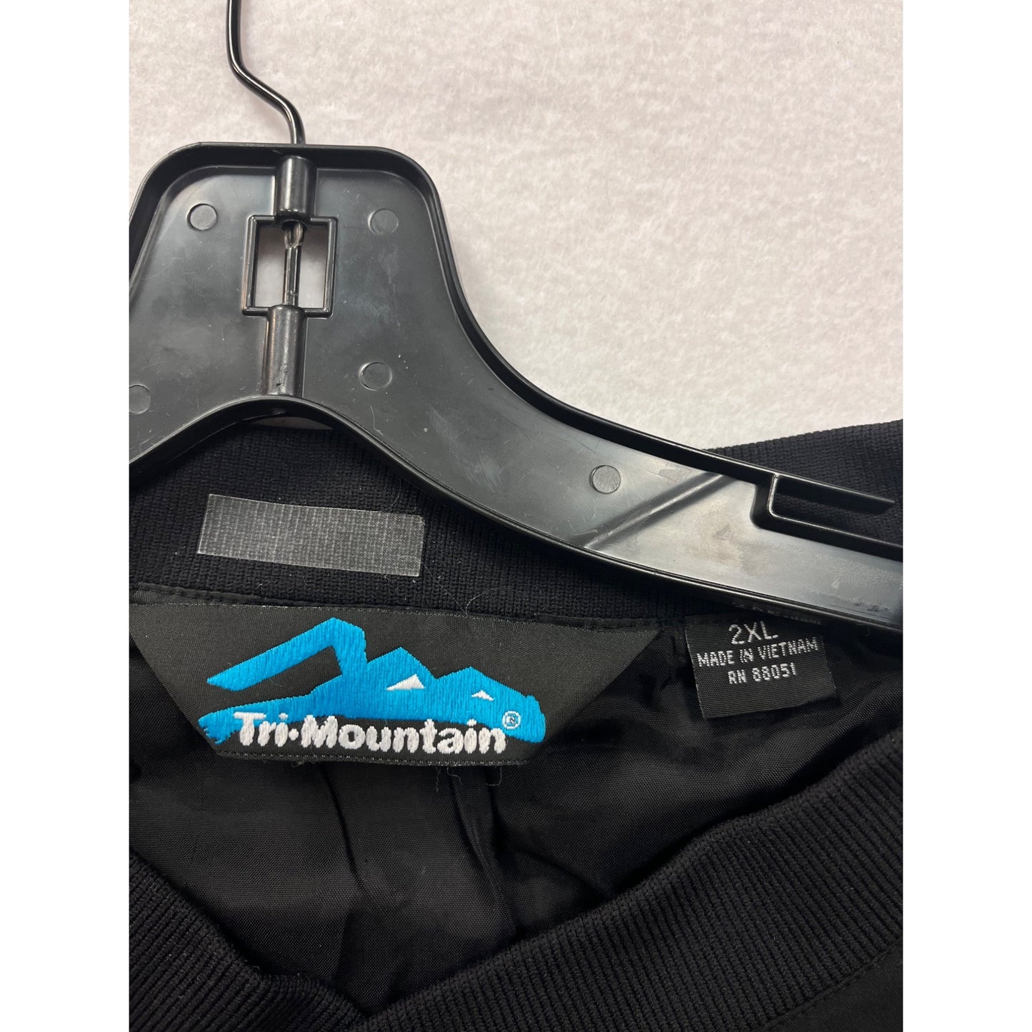 John Deere Credit Black Pullover Windbreaker Mens 2XL By Tri-Mountain #6530