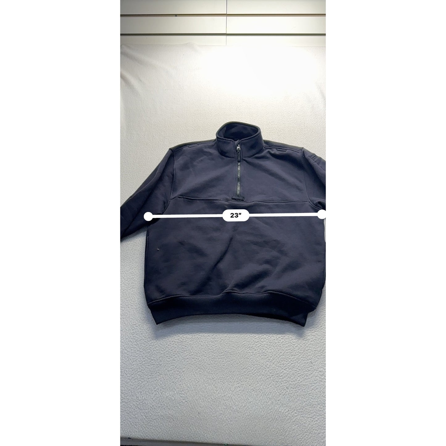 Elbeco Shield Navy Blue Tactical Quarter-Zip Pullover Sweatshirt #9056