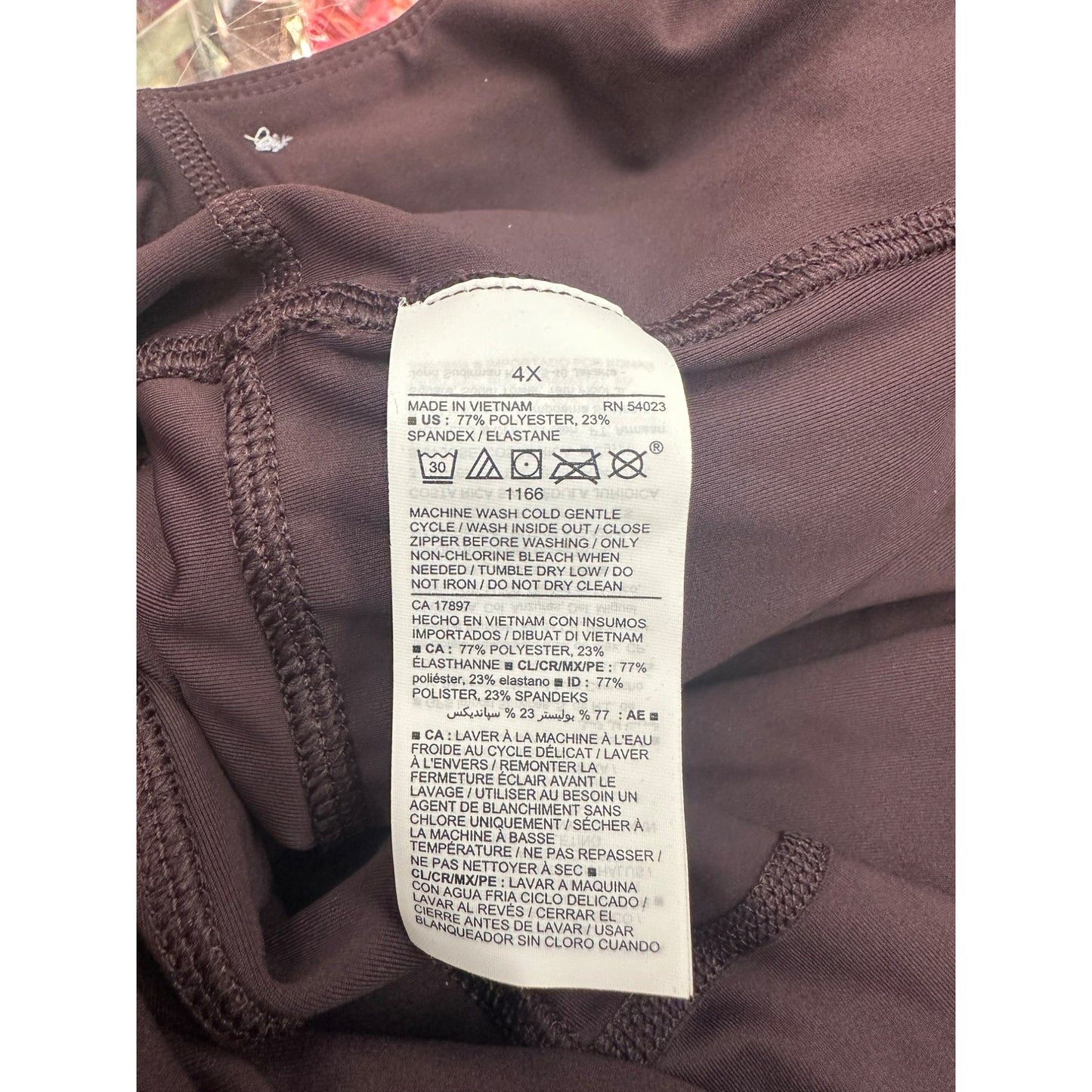 Old Navy Active Powersoft Womens 4X High-Rise Leggings With Pockets & Go-Dry Technology 6035