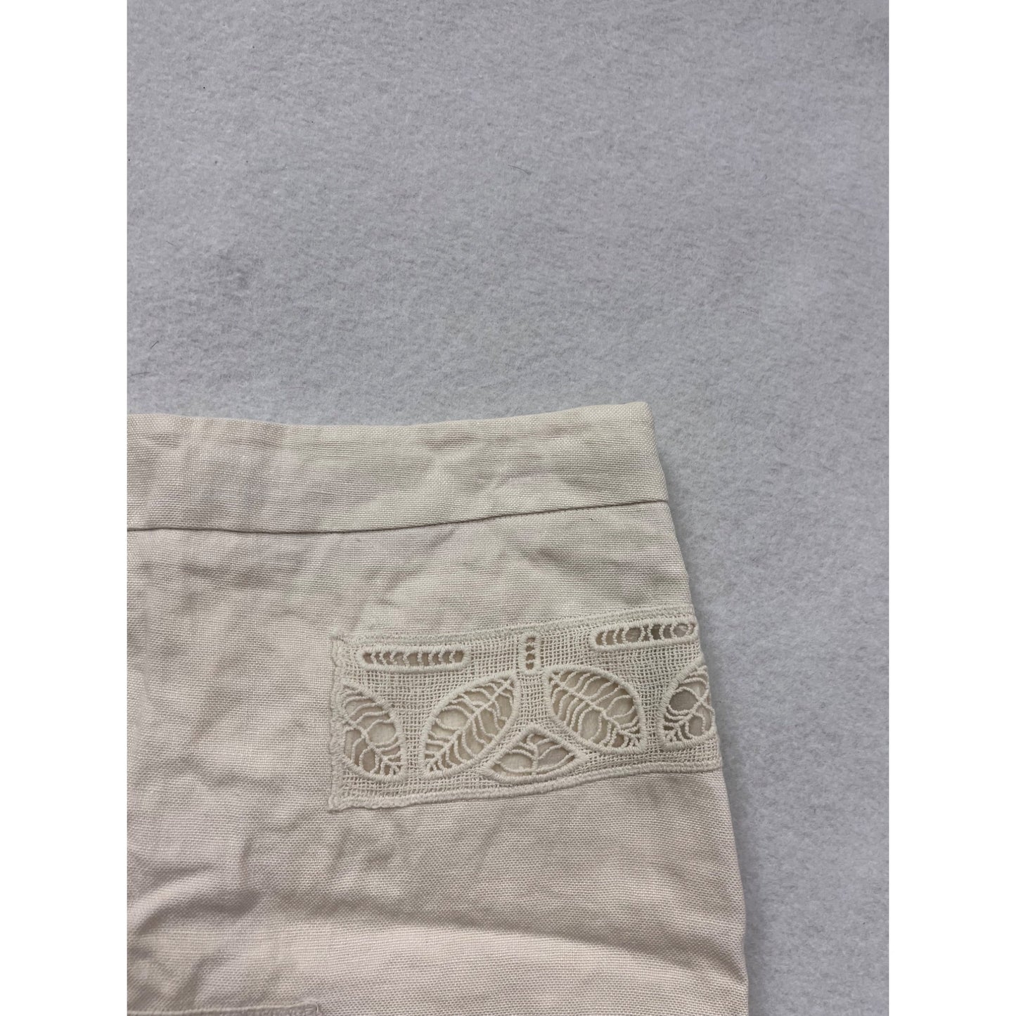 Moulinette Soeurs Womens Lace Trimmed Skirt Size 6 #6330