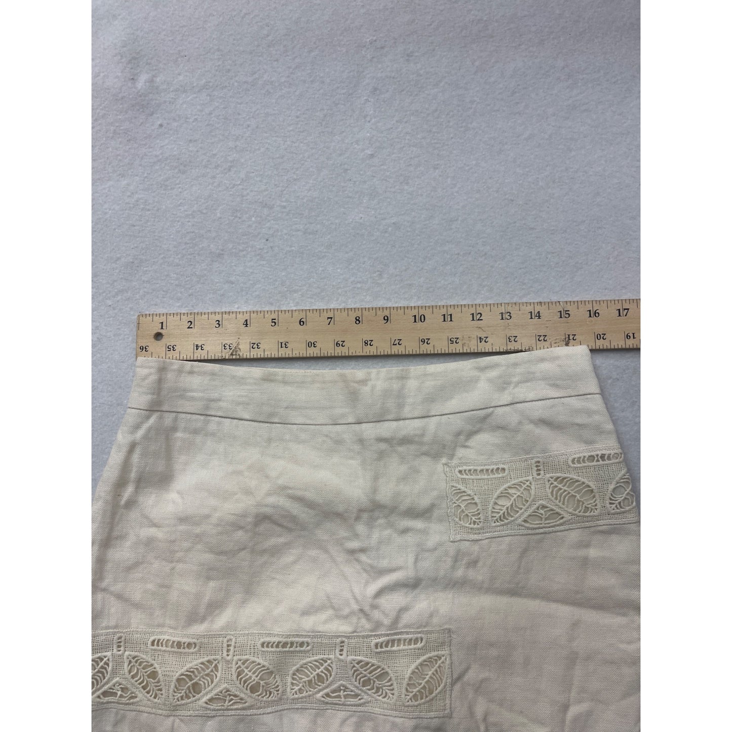 Moulinette Soeurs Womens Lace Trimmed Skirt Size 6 #6330