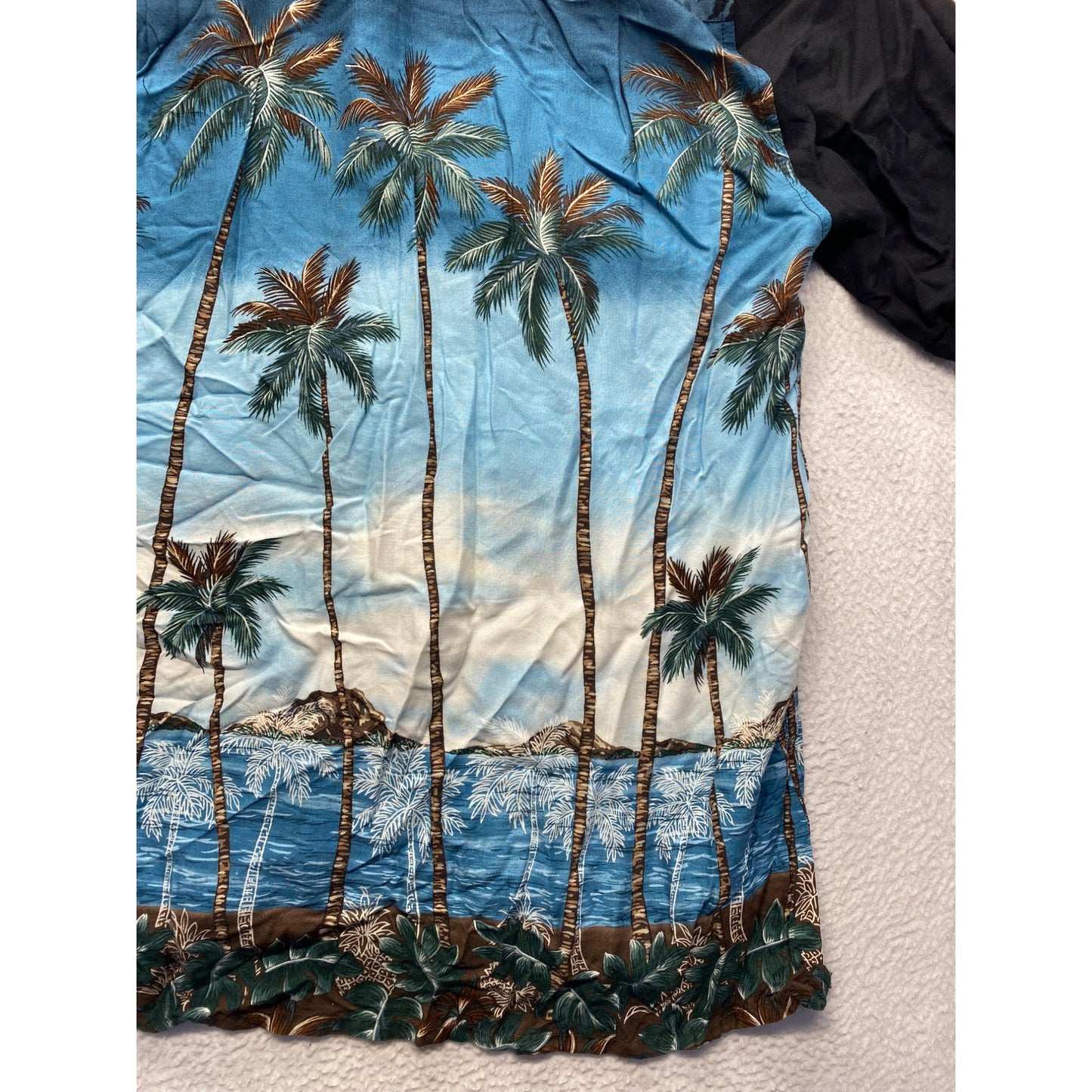 Mens Tropical Hawaiian Shirt By Batik Bay Palm Tree Print Short Sleeve #7361
