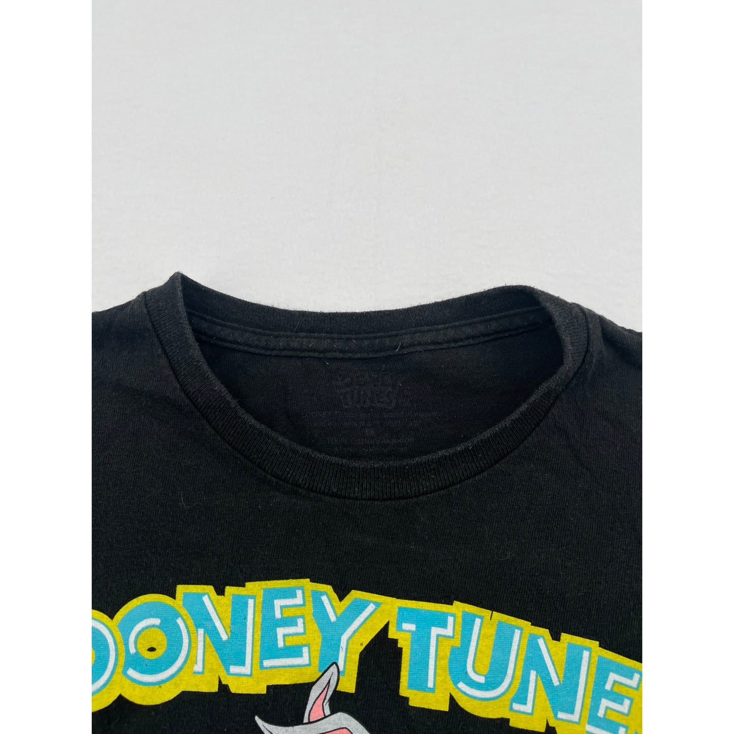 Looney Tunes Mens Black Graphic T-Shirt Medium 100% Cotton #6218