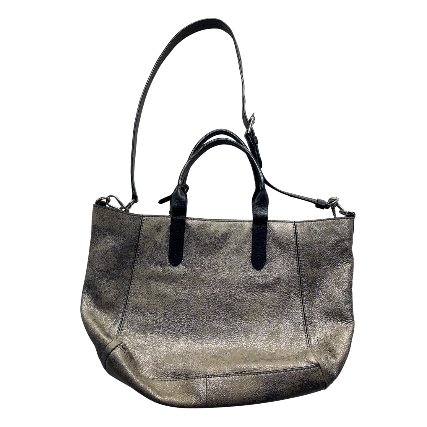 Cole Haan Metallic Pebbled Leather Shoulder Tote Bag #5962
