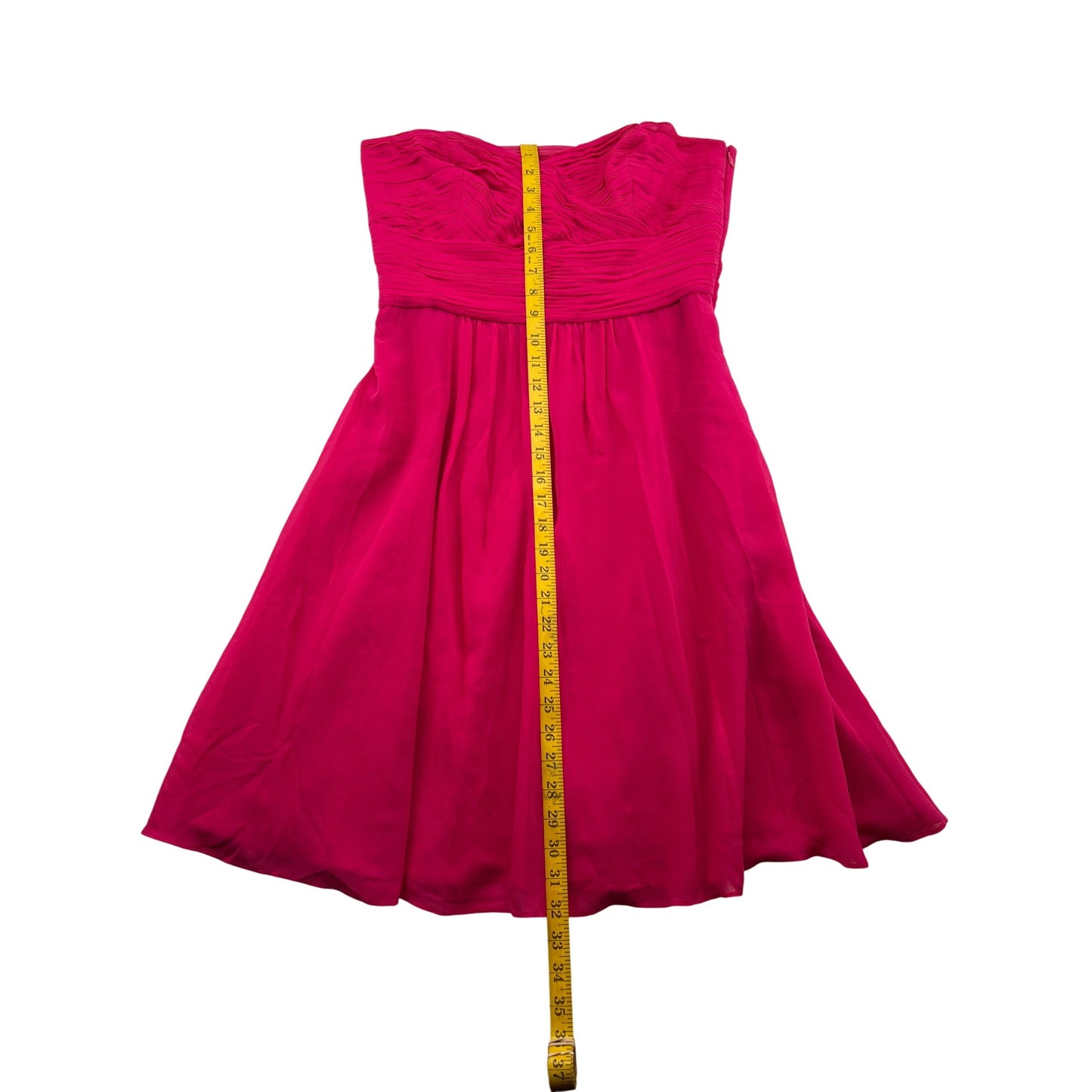 Ann Taylor Womens Strapless Dress Size 10 100% Silk #8000