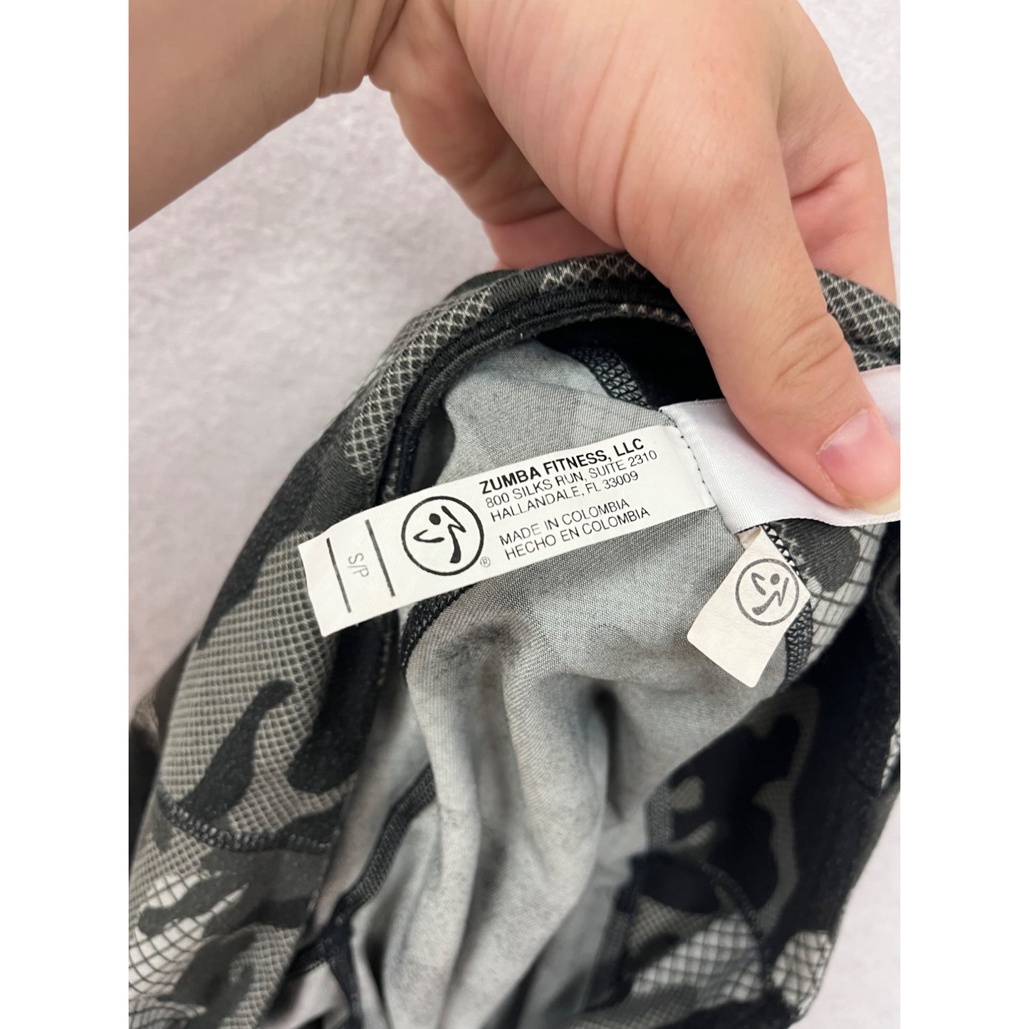 Zumba Womens Camouflage Print Leggings Small #6A