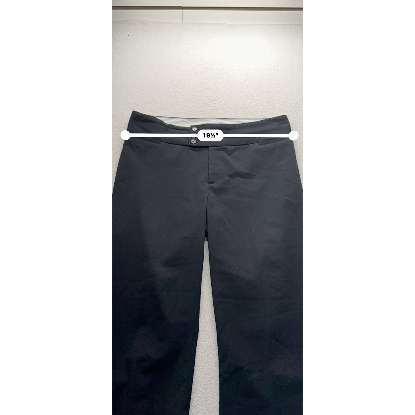 Maurices Black Cropped Dress Pants Size 16 Polyester Blend 447B