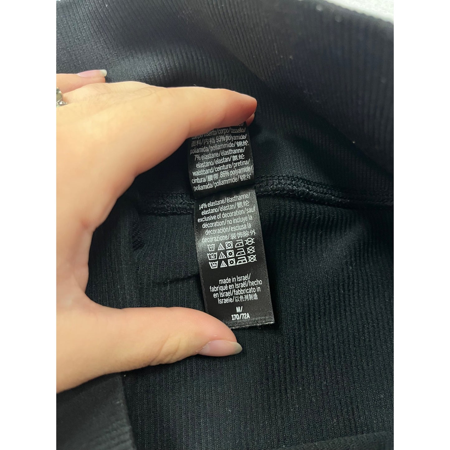 Victoria Sport Womens Black High-Waisted Active Leggings Medium #20A