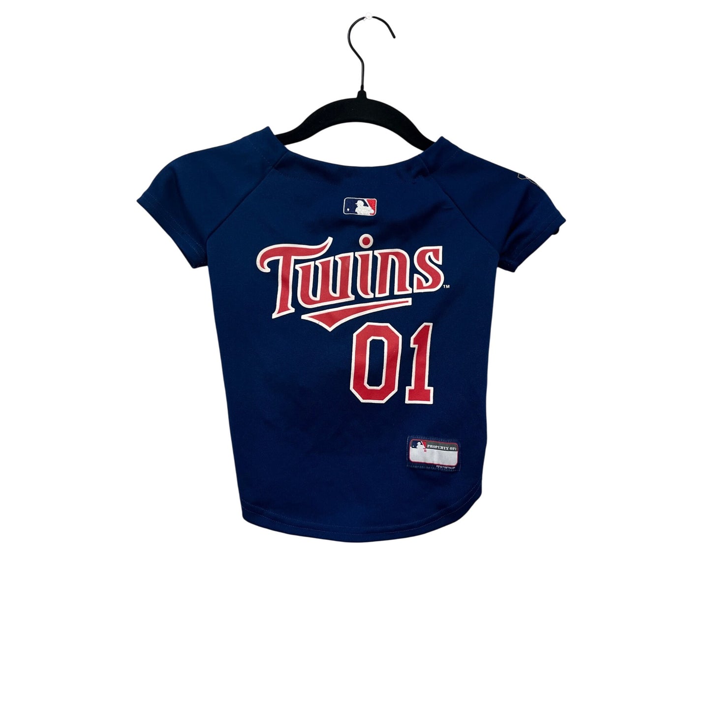 Minnesota Twins Dog Jersey Medium Blue Polyester MLB Official Pet Apparel #8987