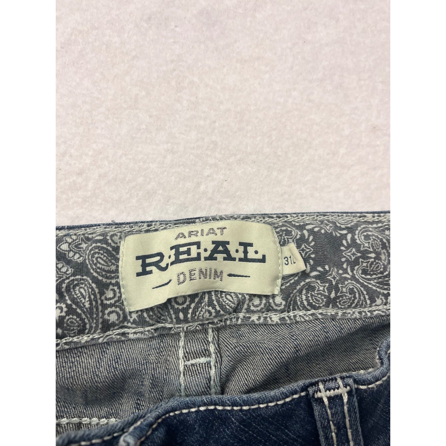 Ariat Womens REAL Denim 31L Bootcut Jeans #2A