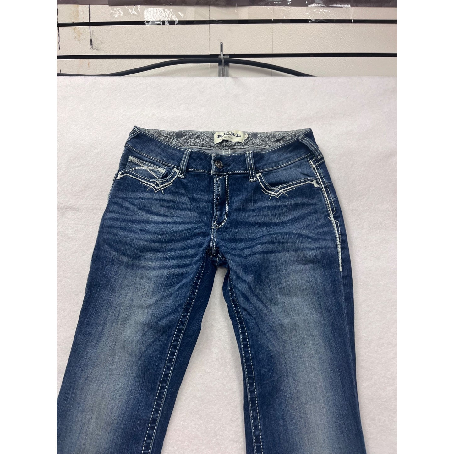 Ariat Womens REAL Denim 31L Bootcut Jeans #2A