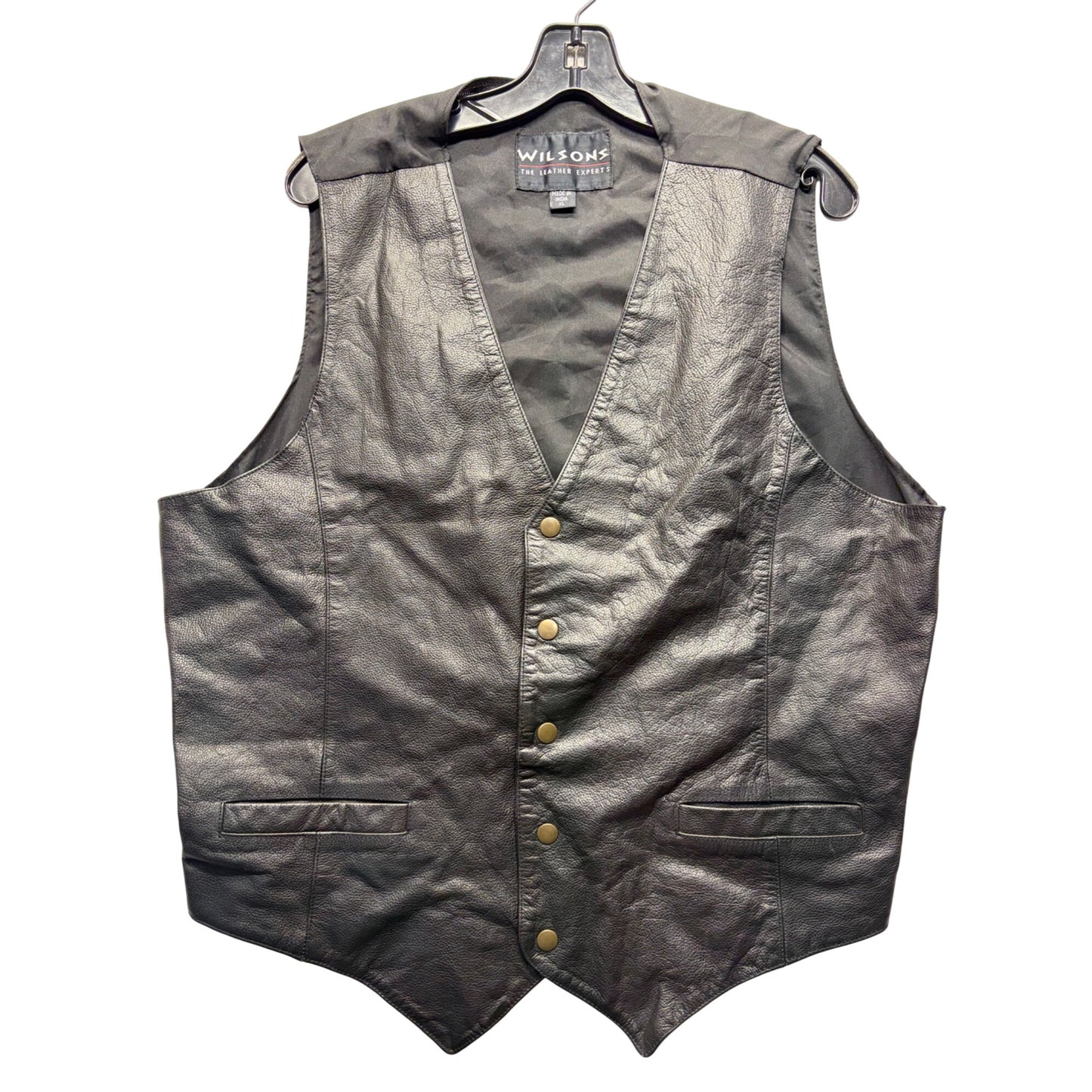 Wilsons Leather Black Vest XL #7510