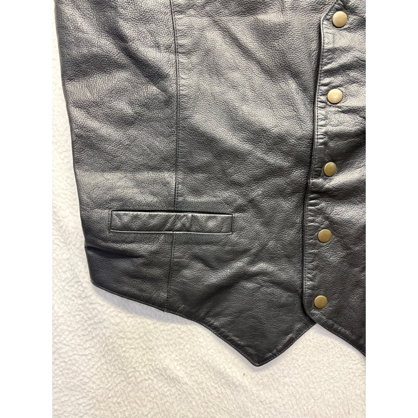 Wilsons Leather Black Vest XL #7510