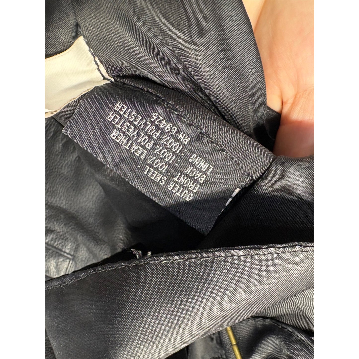 Wilsons Leather Black Vest XL #7510