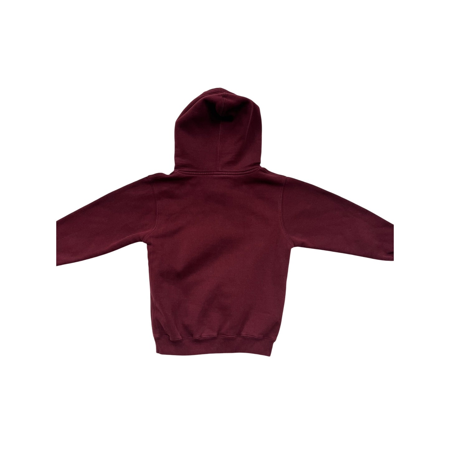 University Of Minnesota Boys Large Maroon Hoodie Sweatshirt With Kangaroo Pocket & Yellow Drawstrings #6239