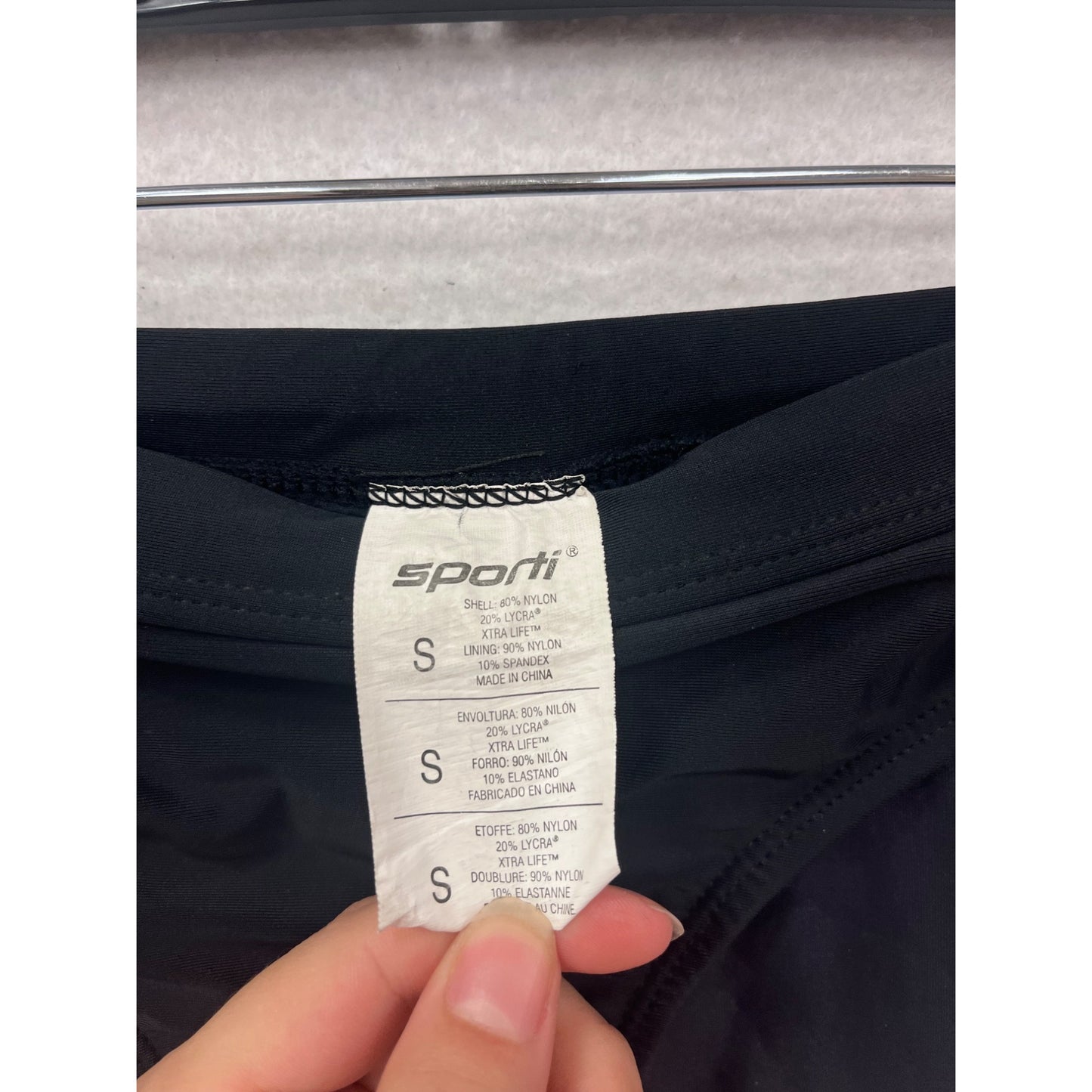 Sporti Womens Black Swim Bottoms Size S #364A