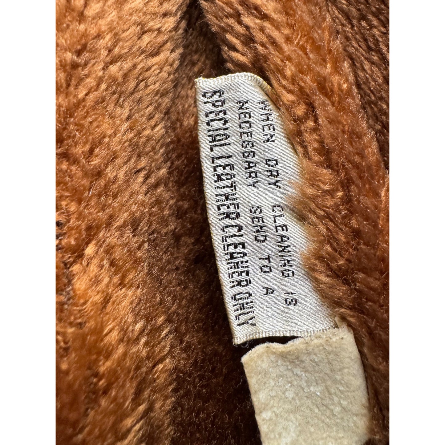 Vintage Bermans Brown Suede Bomber Jacket Size 46 #7990
