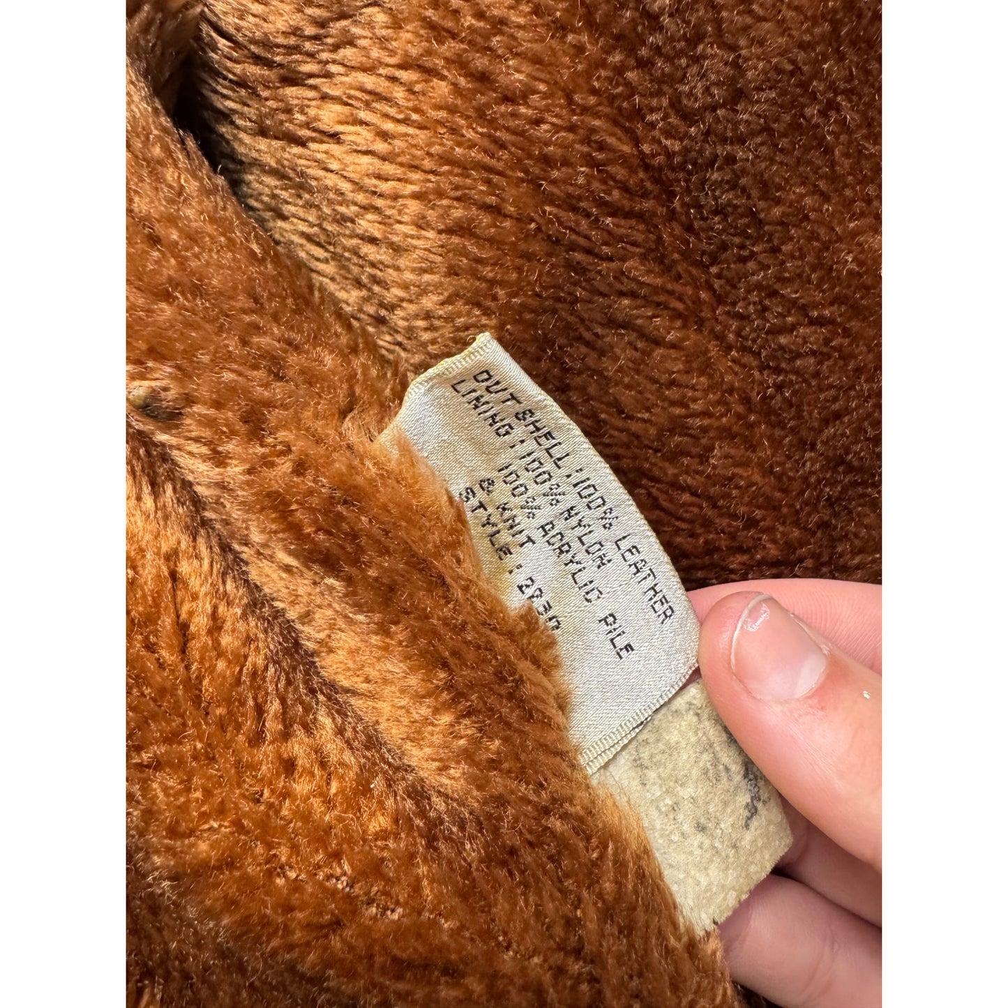 Vintage Bermans Brown Suede Bomber Jacket Size 46 #7990