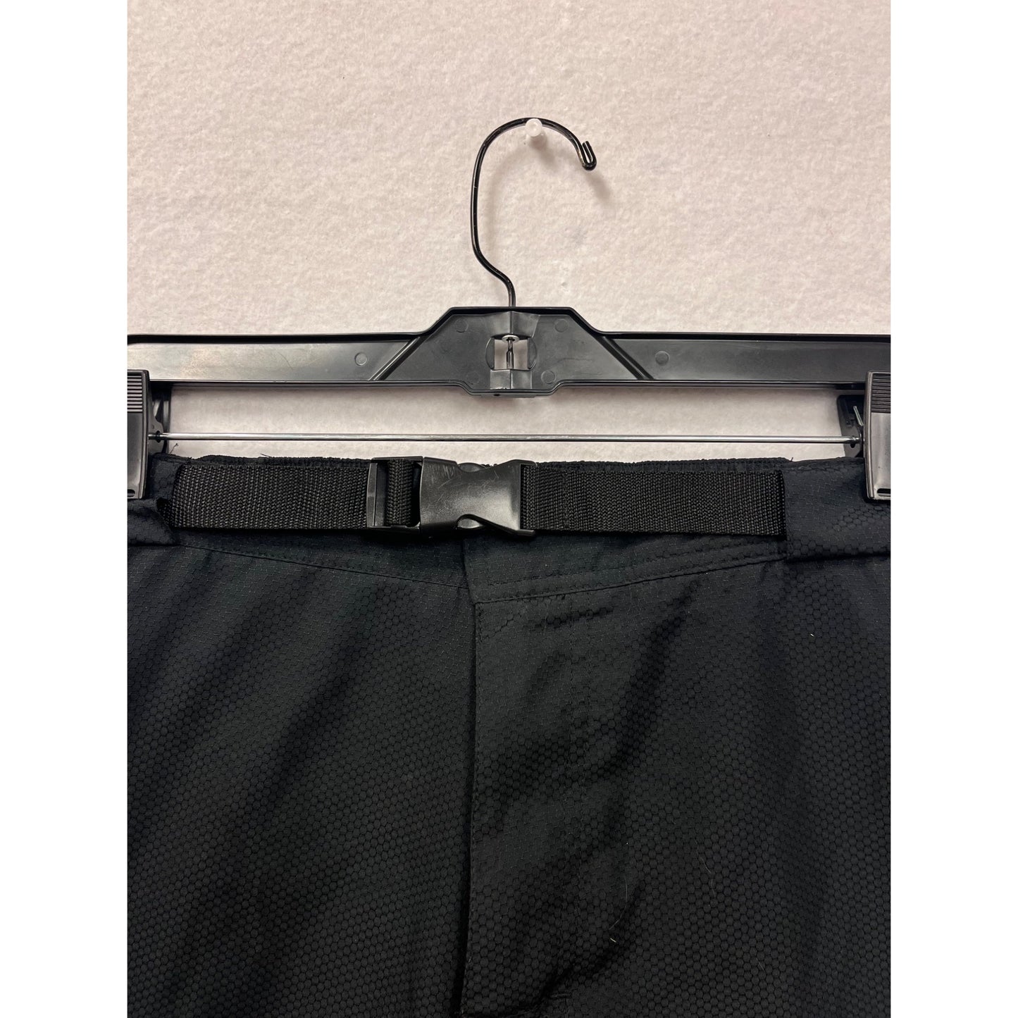 Mens XL Trayl Black Cargo Trail Shorts W/ Belt & Reflective Details #6603