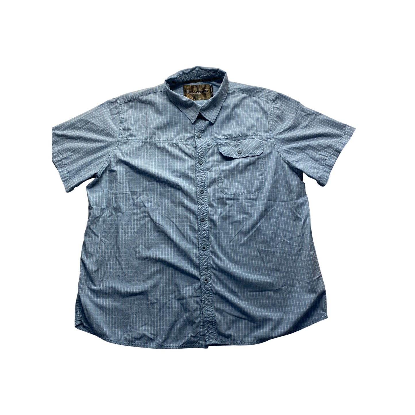 Men’s realtree blue polo #5524