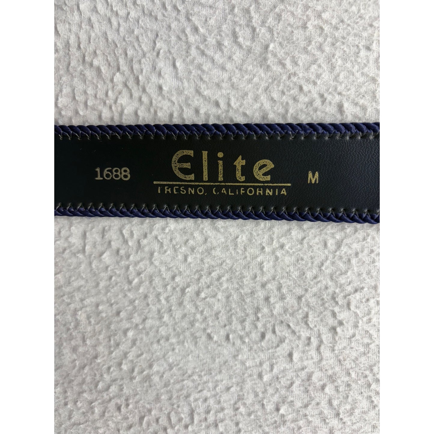Vintage Elite Woven Southwestern Style Belt With Brass Buckle #7542