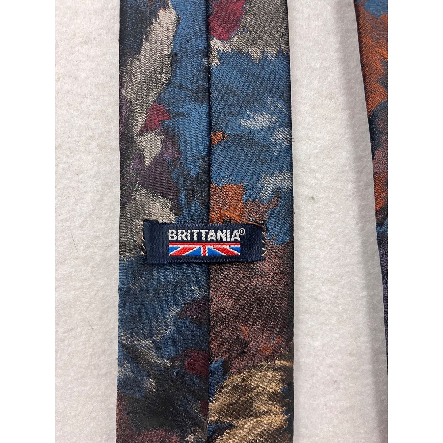Mens Brittania Tie 100% Polyester Made In USA #8042