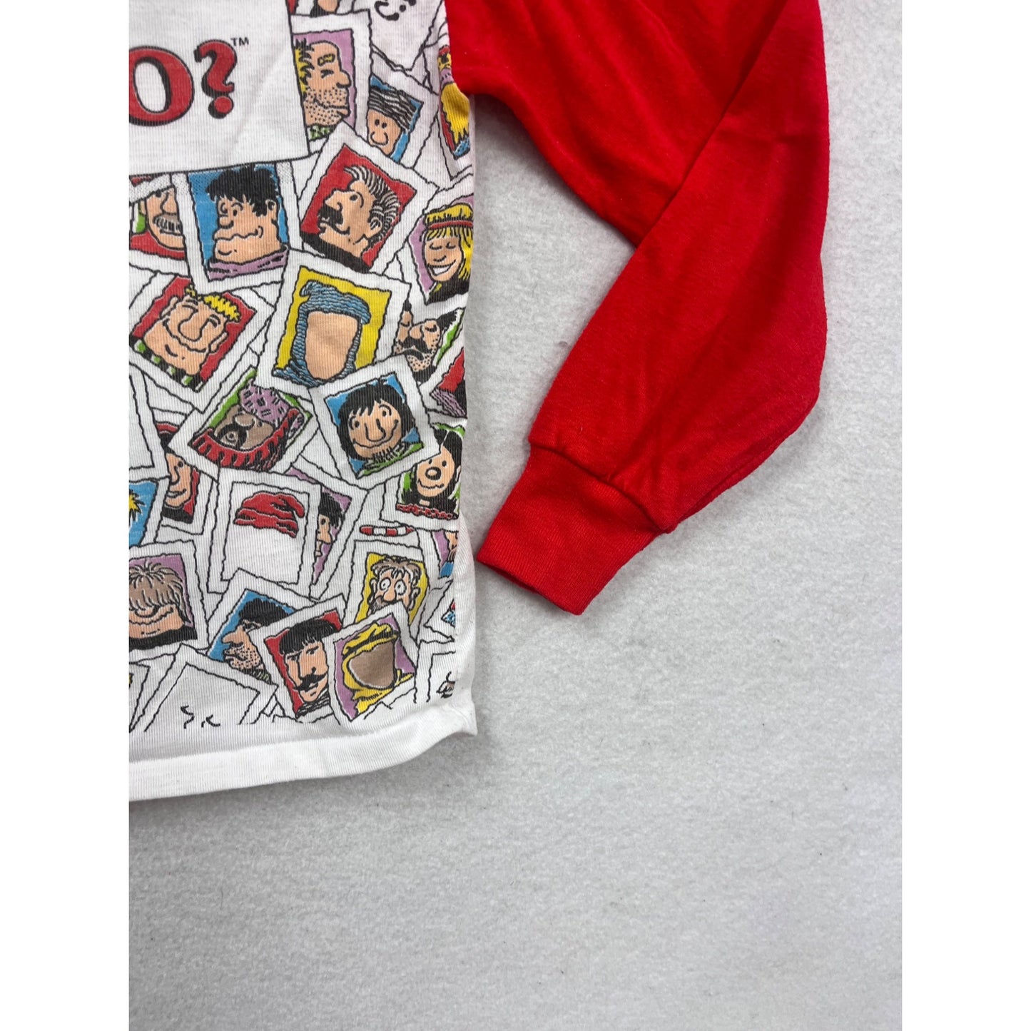 Vintage Wheres Waldo? Kids Graphic Long Sleeve Shirt Size 10 #912A