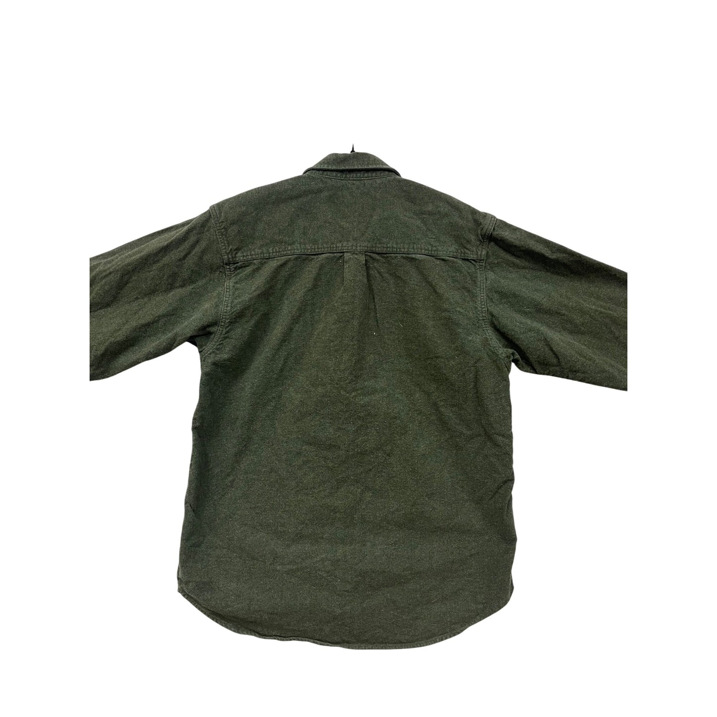 Field & Stream Mens XL Green Button-Up Flannel Shirt With Chest Pockets #6900
