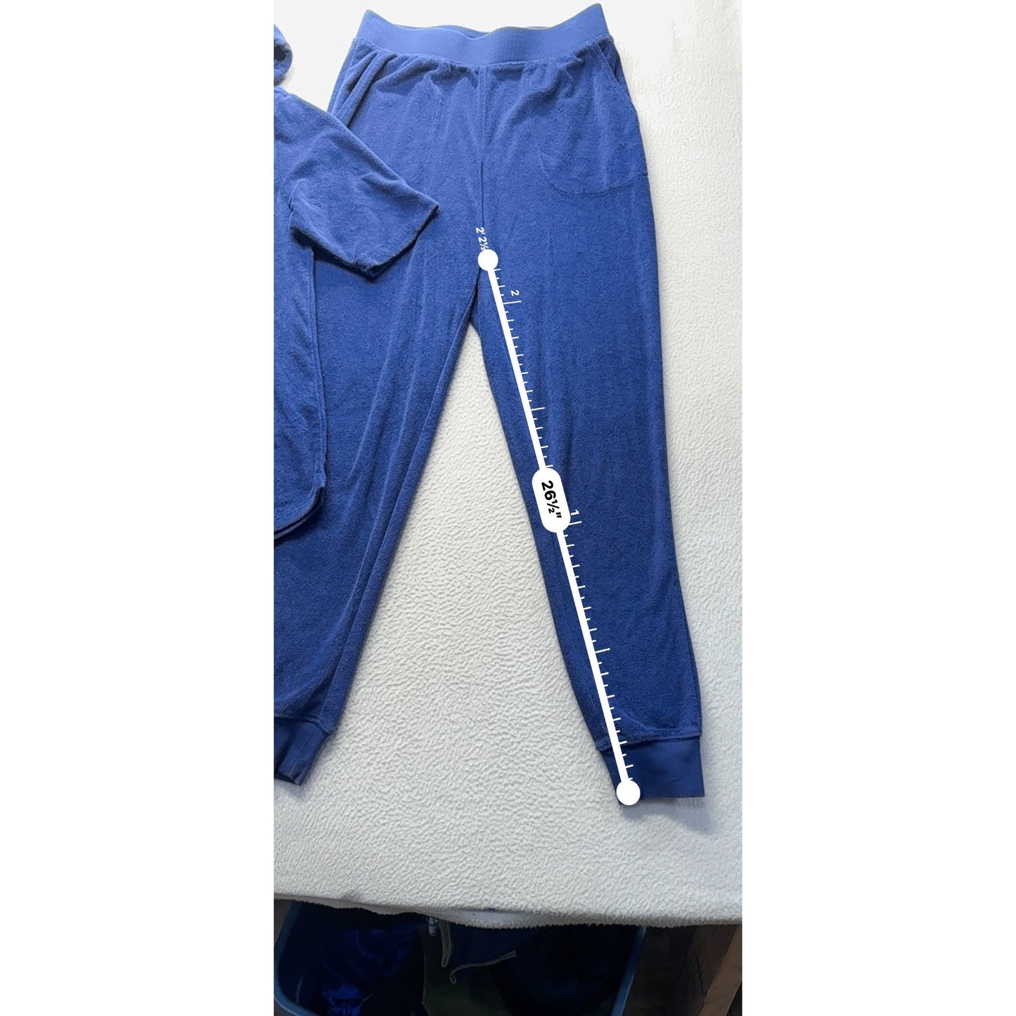 D & Co. Active Womens XS Blue Hooded Jogger Set #7958