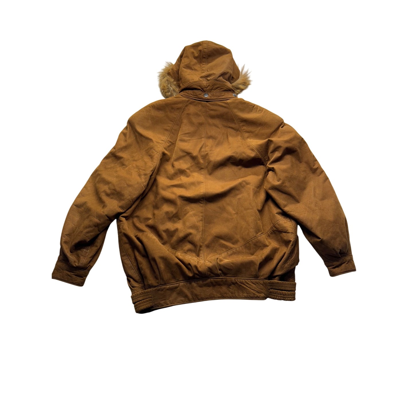 Women’s Vintage Comint Hooded Faux-fur Trimmed Jacket #7734