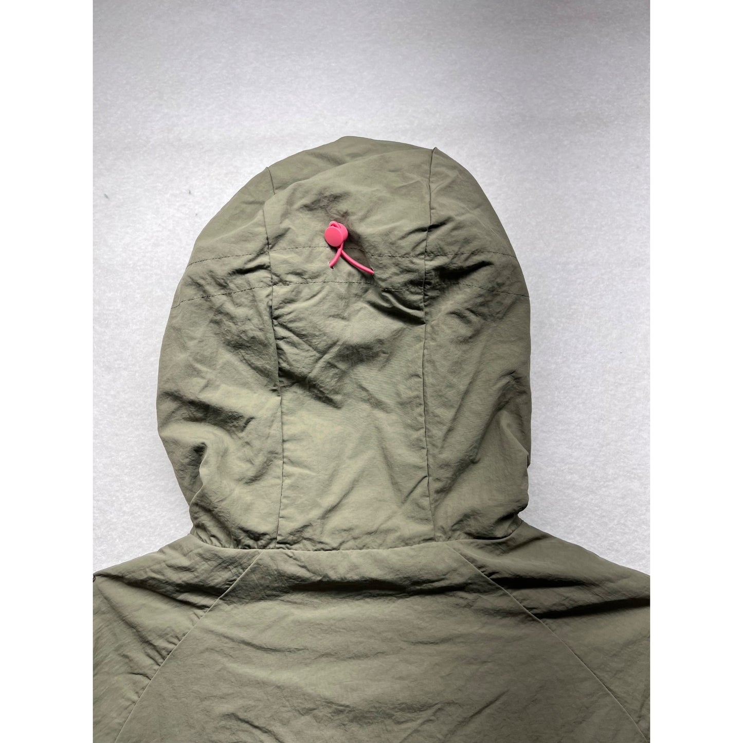 Women’s Liv Outdoor olive green water resistant packable jacket #2767