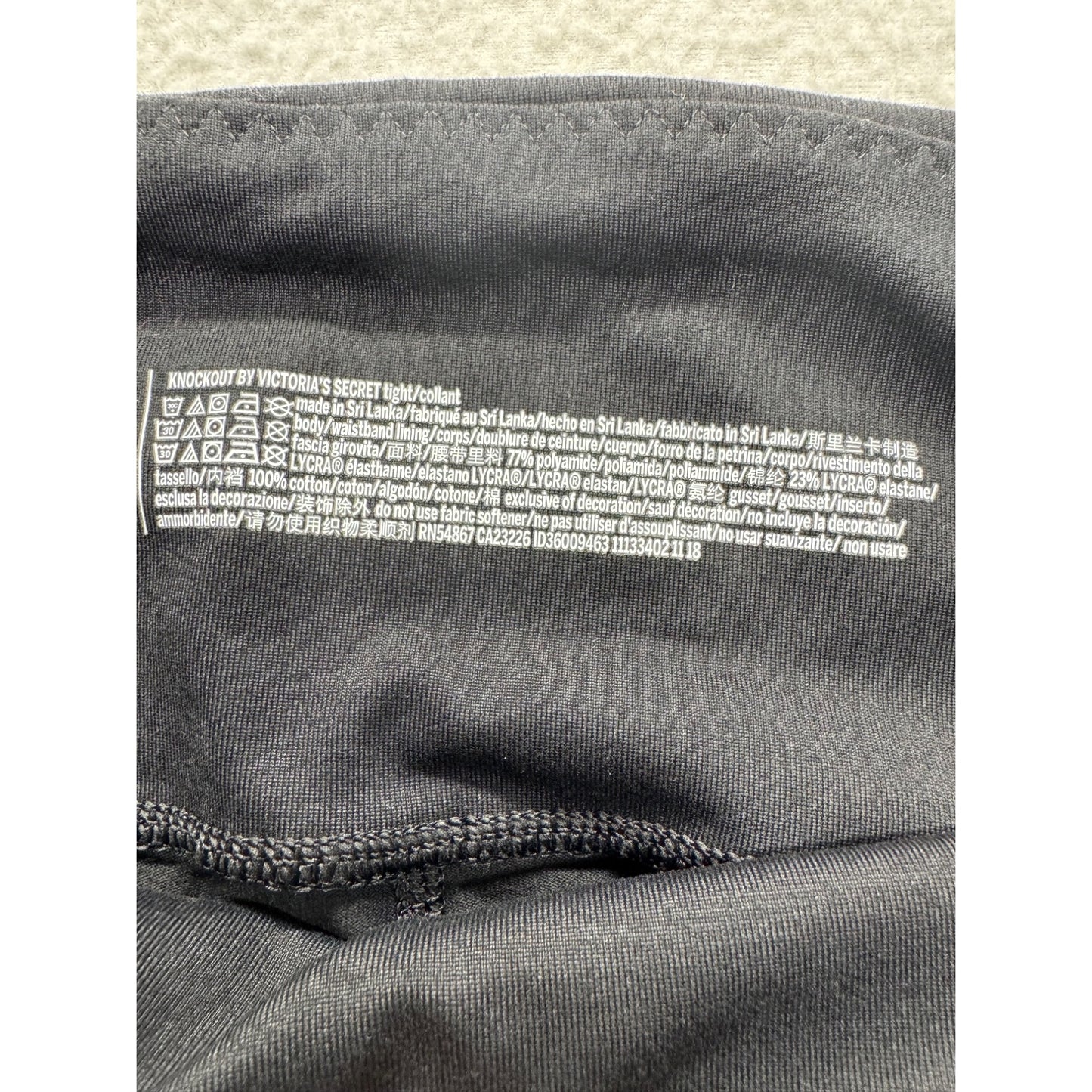 Victoria Sport Black XL Leggings By Victorias Secret #7947