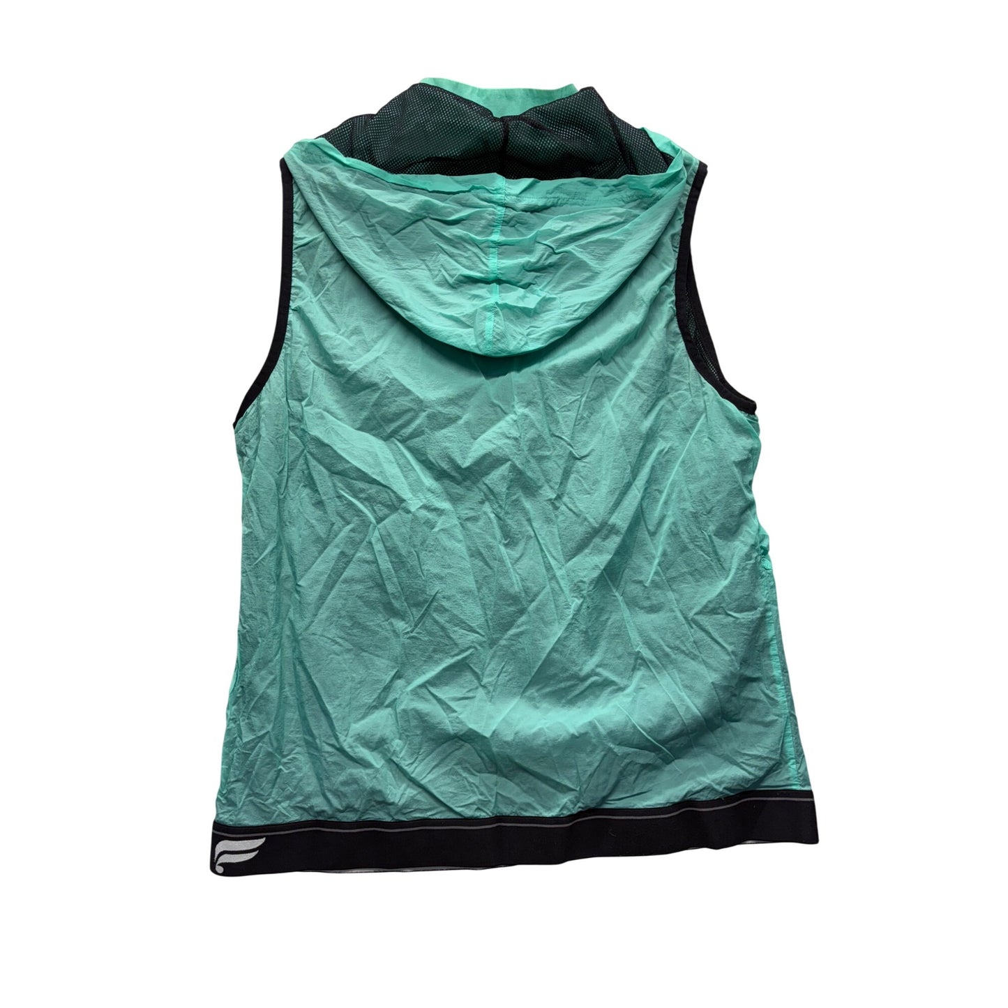 Fabletics Womens XXL Mint Green Sleeveless Hooded Vest #7514