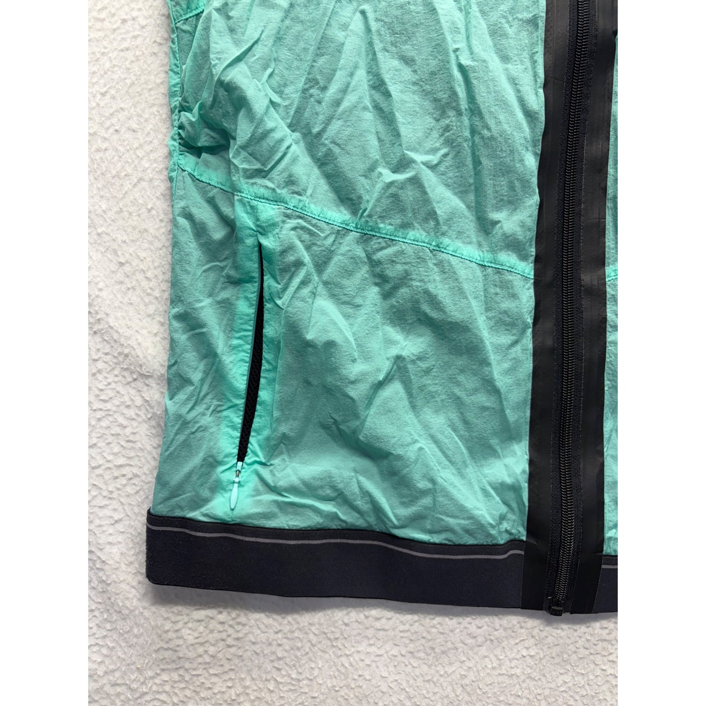 Fabletics Womens XXL Mint Green Sleeveless Hooded Vest #7514