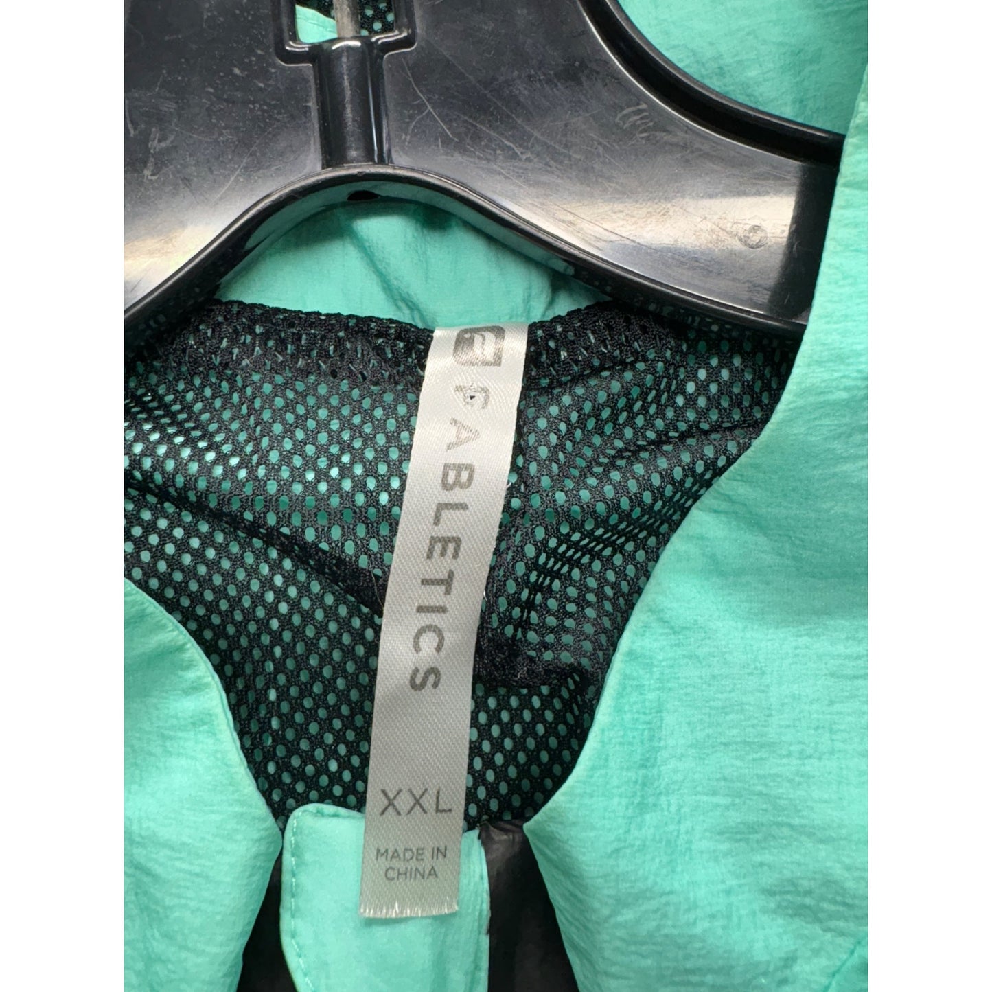 Fabletics Womens XXL Mint Green Sleeveless Hooded Vest #7514