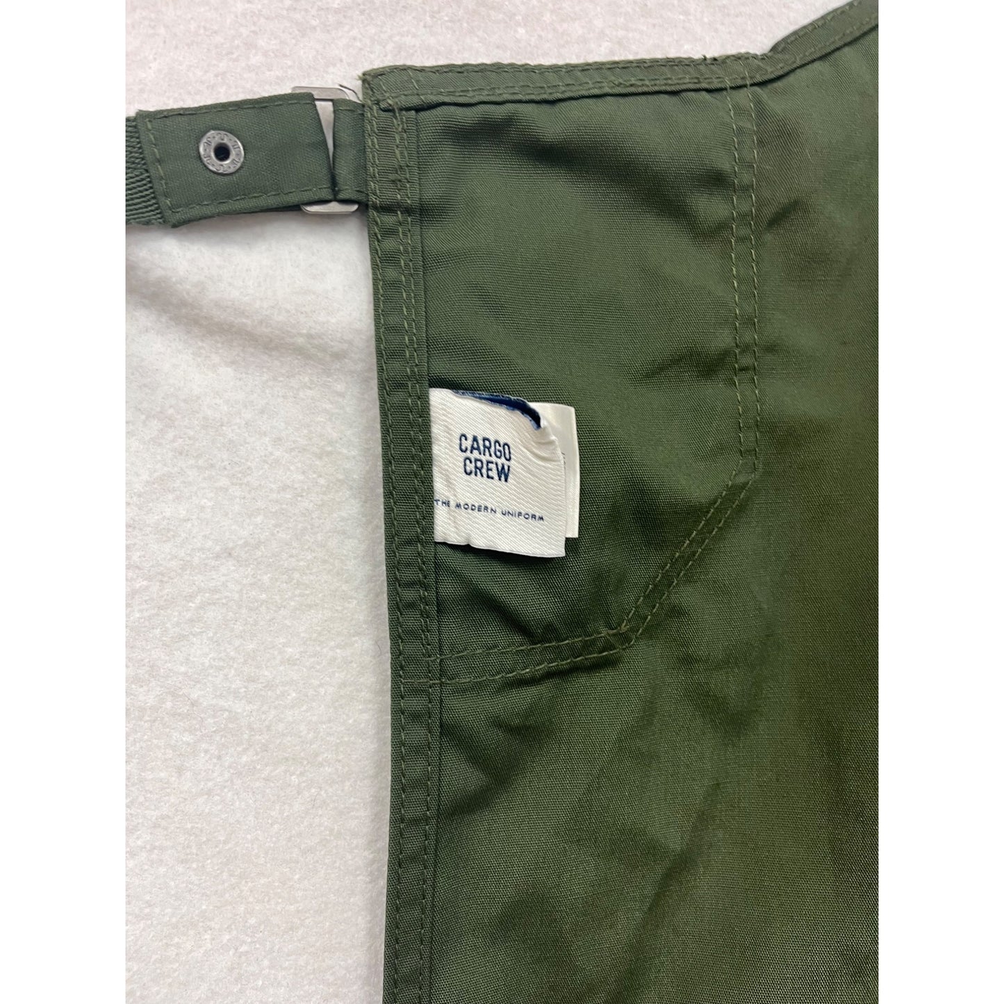 Unisex Cargo Crew Green Adjustable Apron #8124