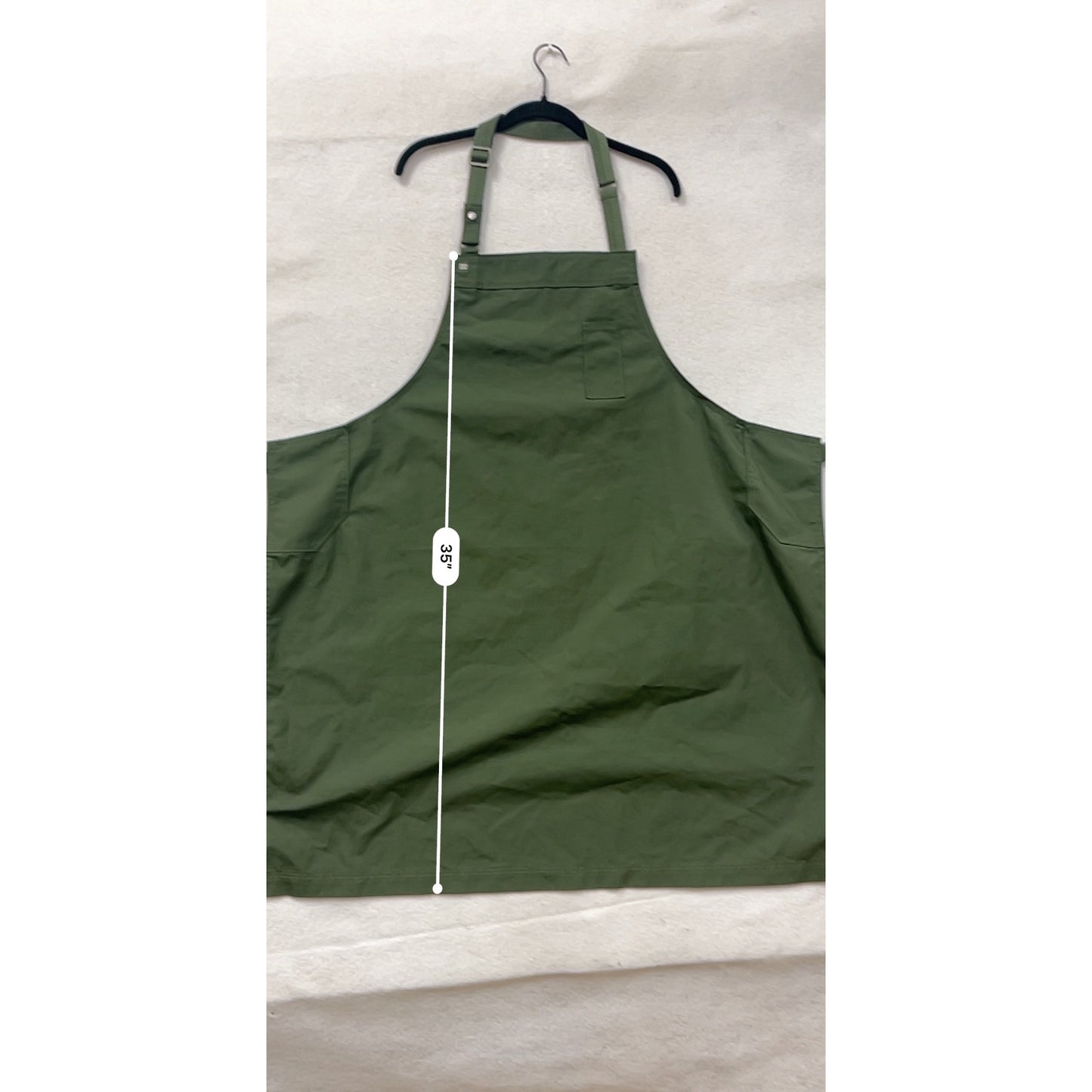 Unisex Cargo Crew Green Adjustable Apron #8124
