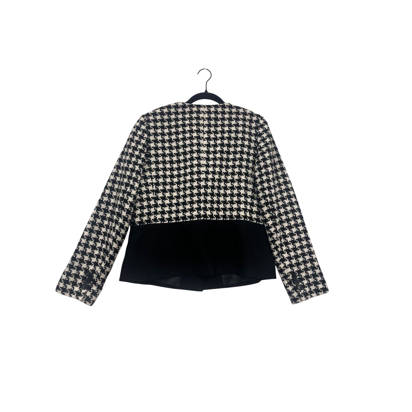 Talbots Houndstooth Blazer Size 10 #362A