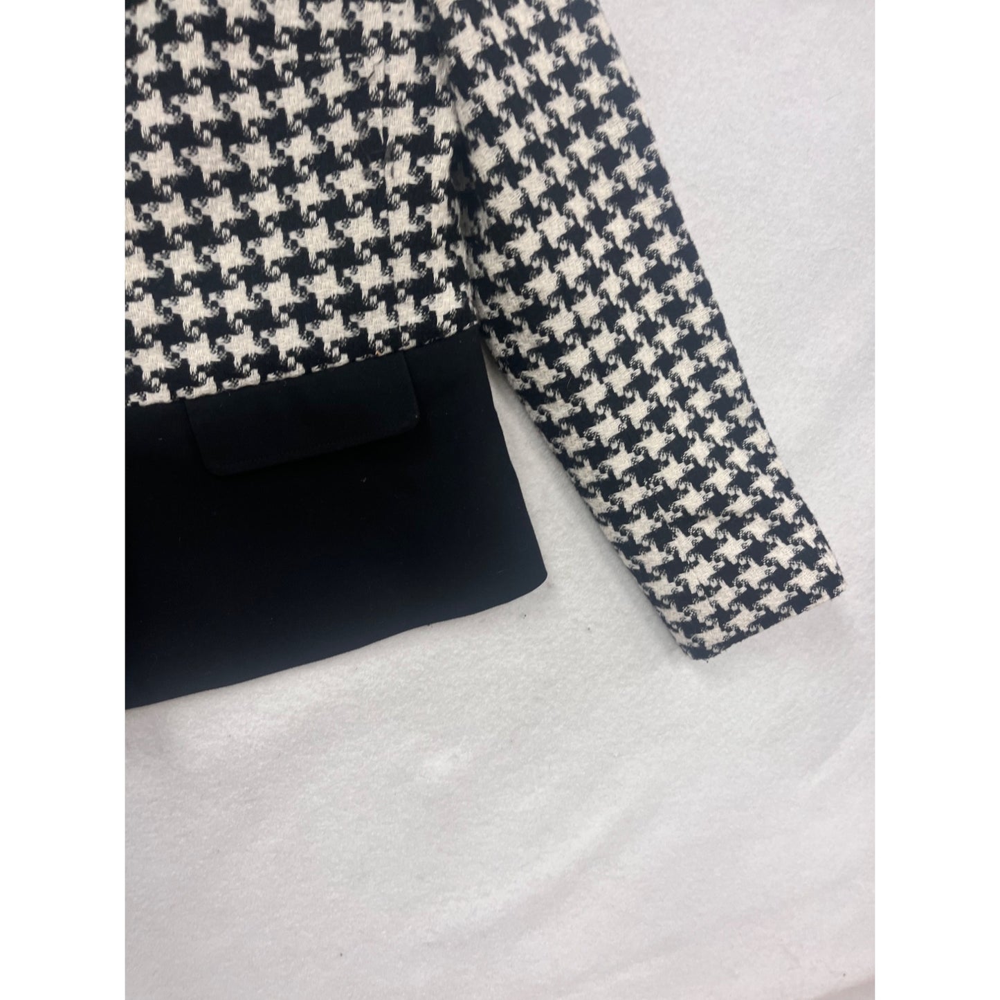 Talbots Houndstooth Blazer Size 10 #362A